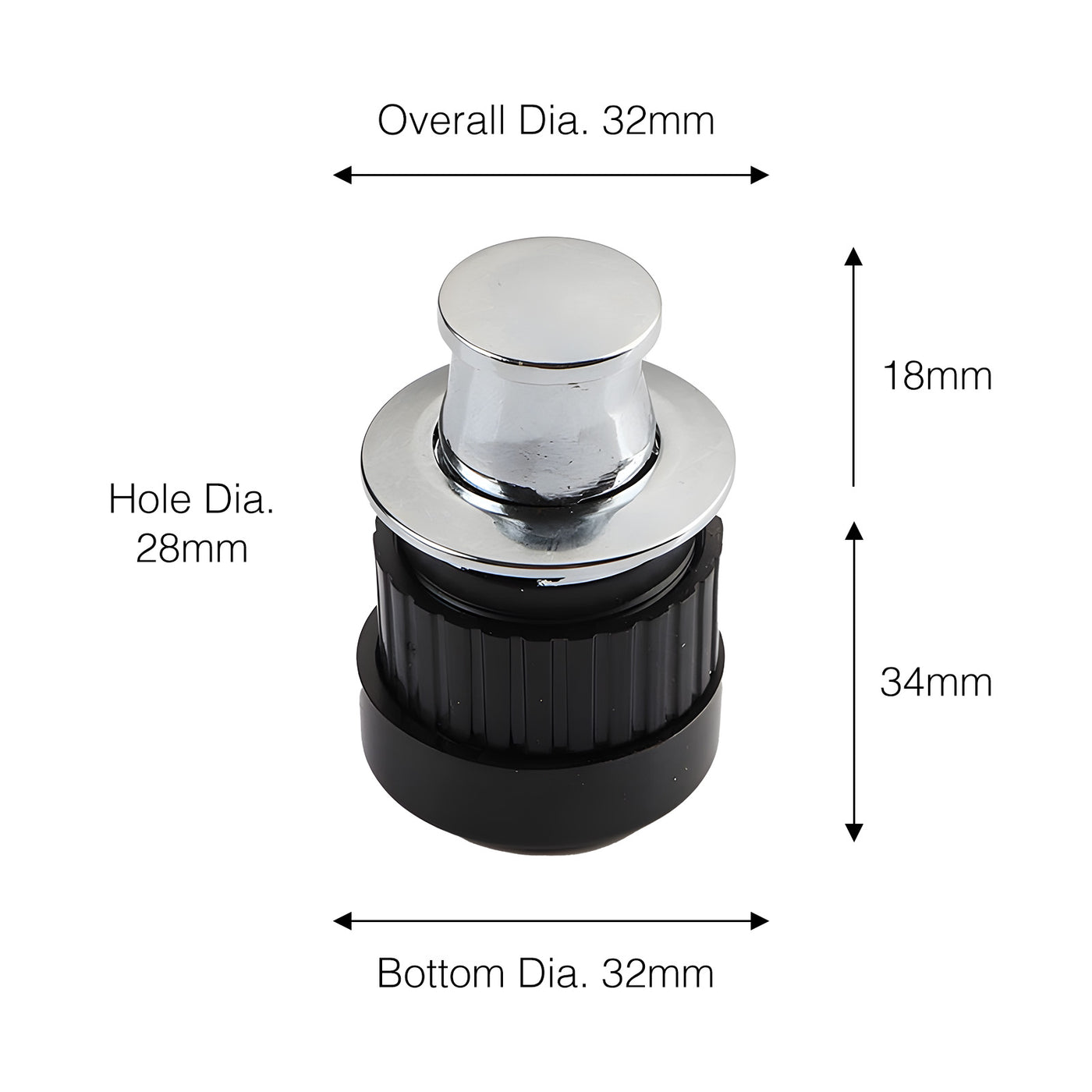 Harfington Aluminium Alloy Adjustable Spring Shake Knobs Invisible Handles Pulls 5pcs