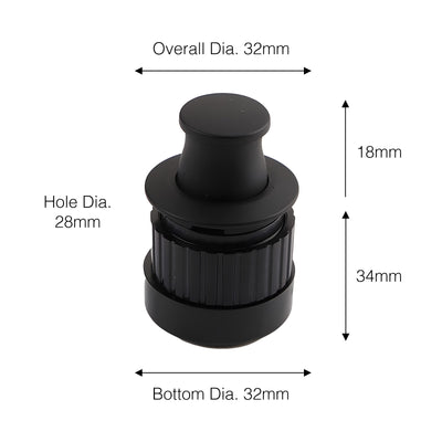 Harfington Aluminium Alloy Adjustable Spring Shake Knobs Invisible Handles Pulls 5pcs