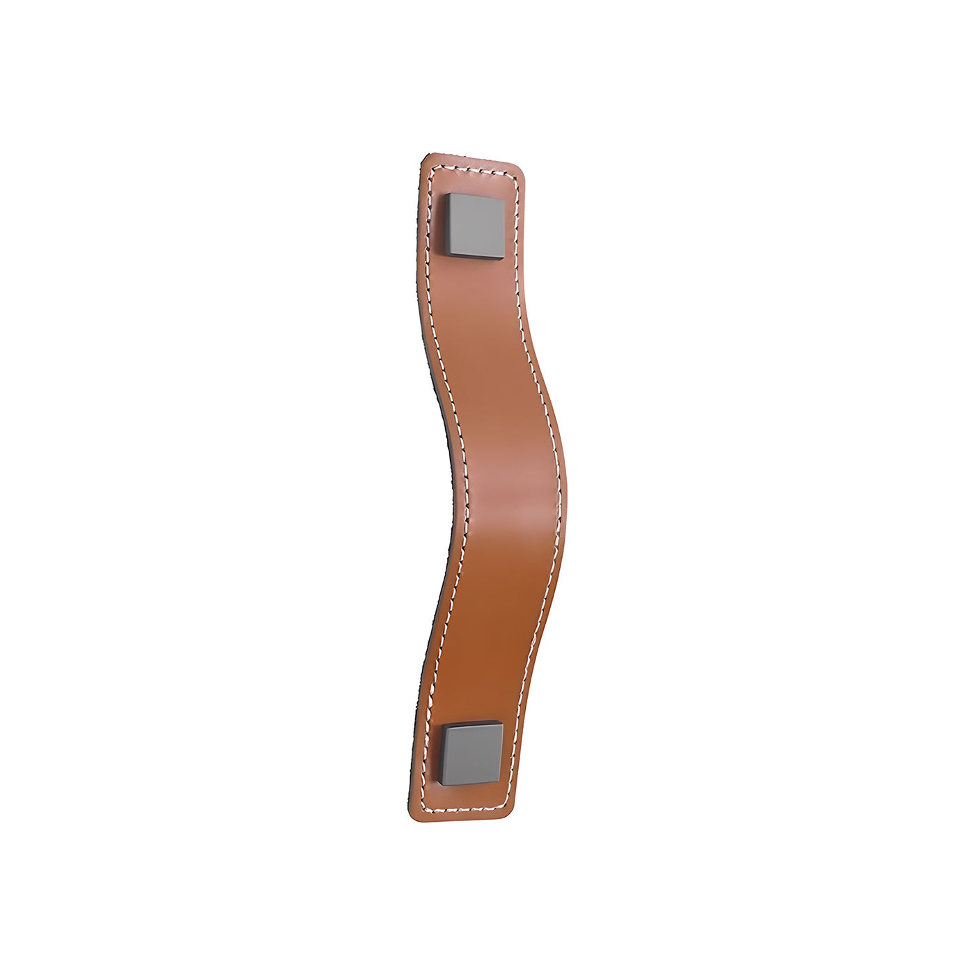 Harfington 1Pcs 15mm Genuine Leather Pull Handle