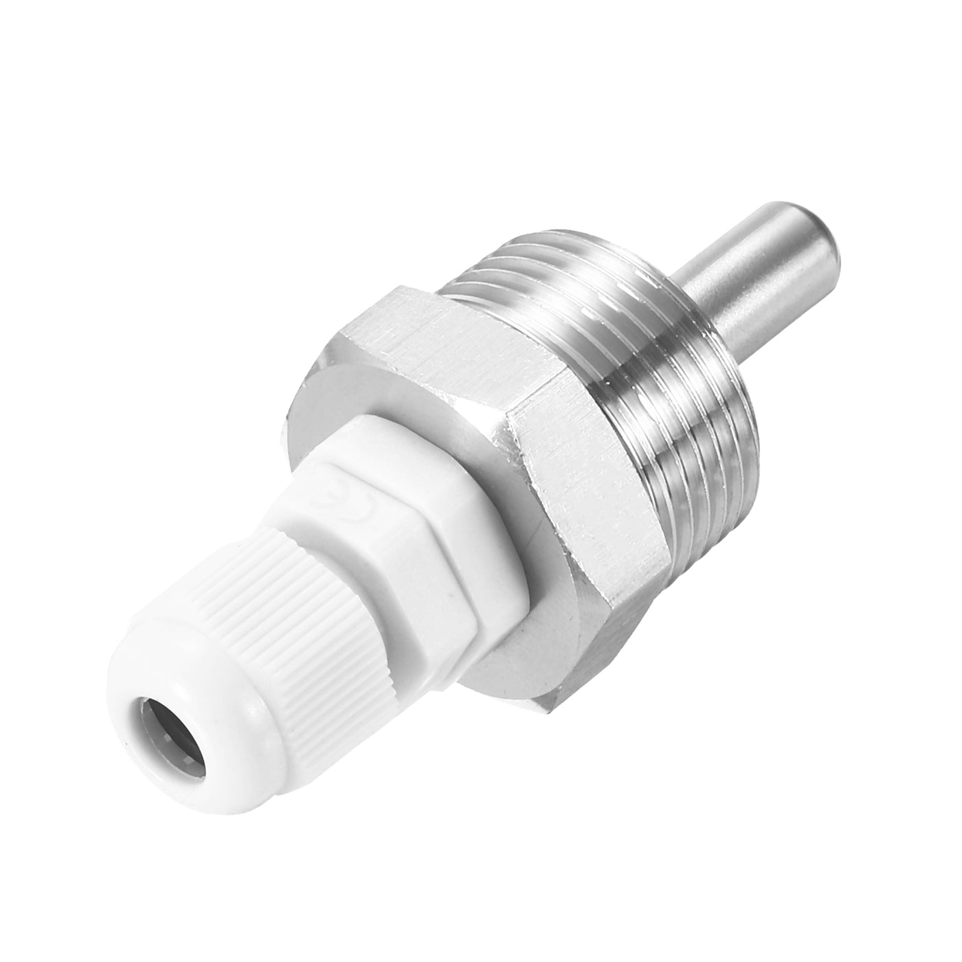 uxcell Uxcell 8mm Dia G3/4 Thermowell Weldless Stainless Steel 304 30mm White