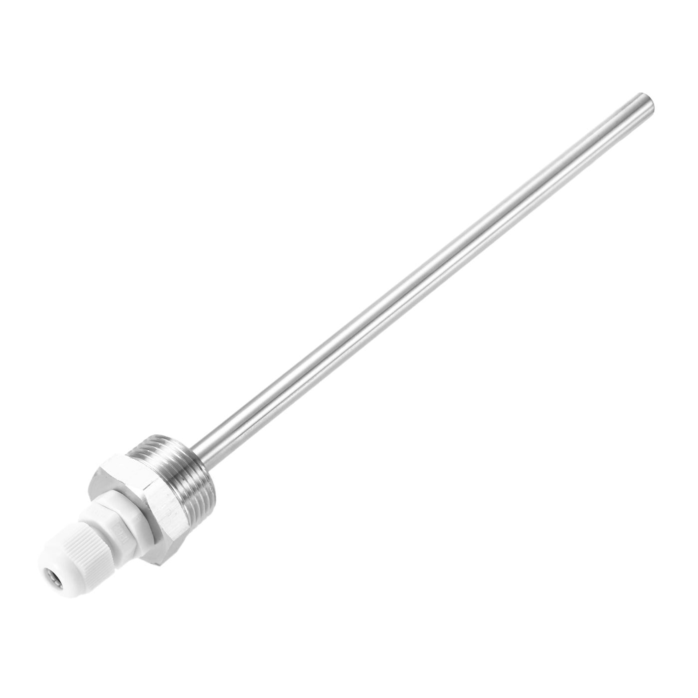 uxcell Uxcell 8mm Dia G3/4 Thermowell Weldless Stainless Steel 304 200mm White