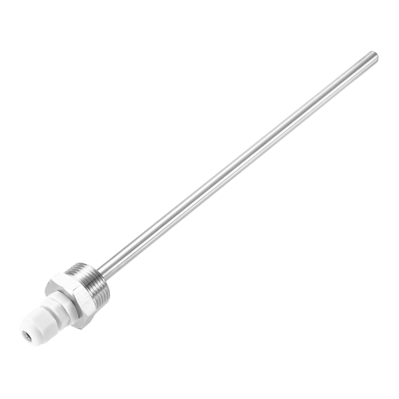 uxcell Uxcell 8mm Dia G3/4 Thermowell Weldless Stainless Steel 304 250mm White