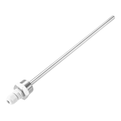 Harfington Uxcell 8mm Dia G3/4 Thermowell Weldless Stainless Steel 304 250mm White