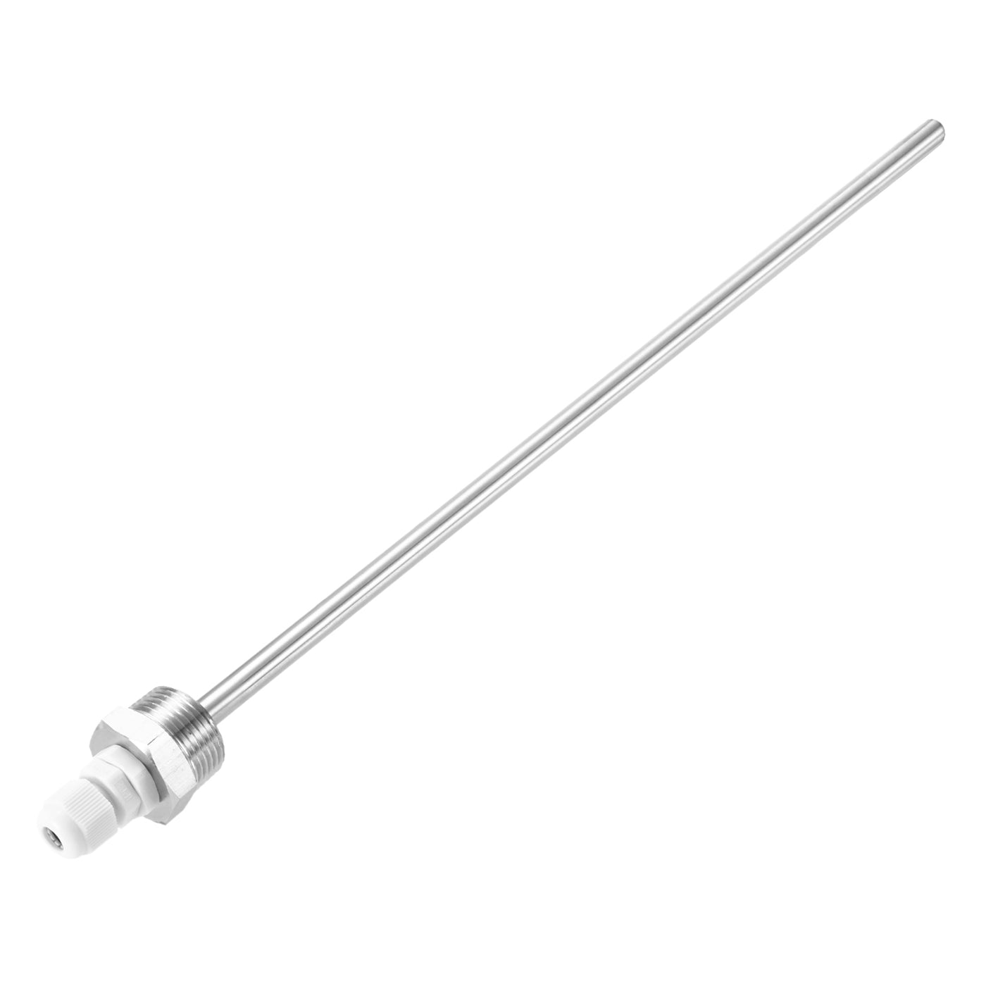 uxcell Uxcell 8mm Dia G3/4 Thermowell Weldless Stainless Steel 304 300mm White