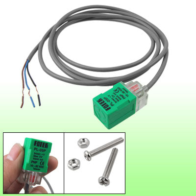 uxcell Uxcell PL-05P 3-Wire DC10-30V 200mA 5mm Inductive Proximity Sensor Switch Detector PNP NO