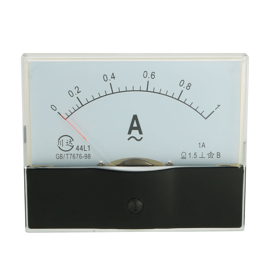 uxcell Uxcell 44L1-A AC 1A Rectangle Panel Analogue Current Meter Ammeter