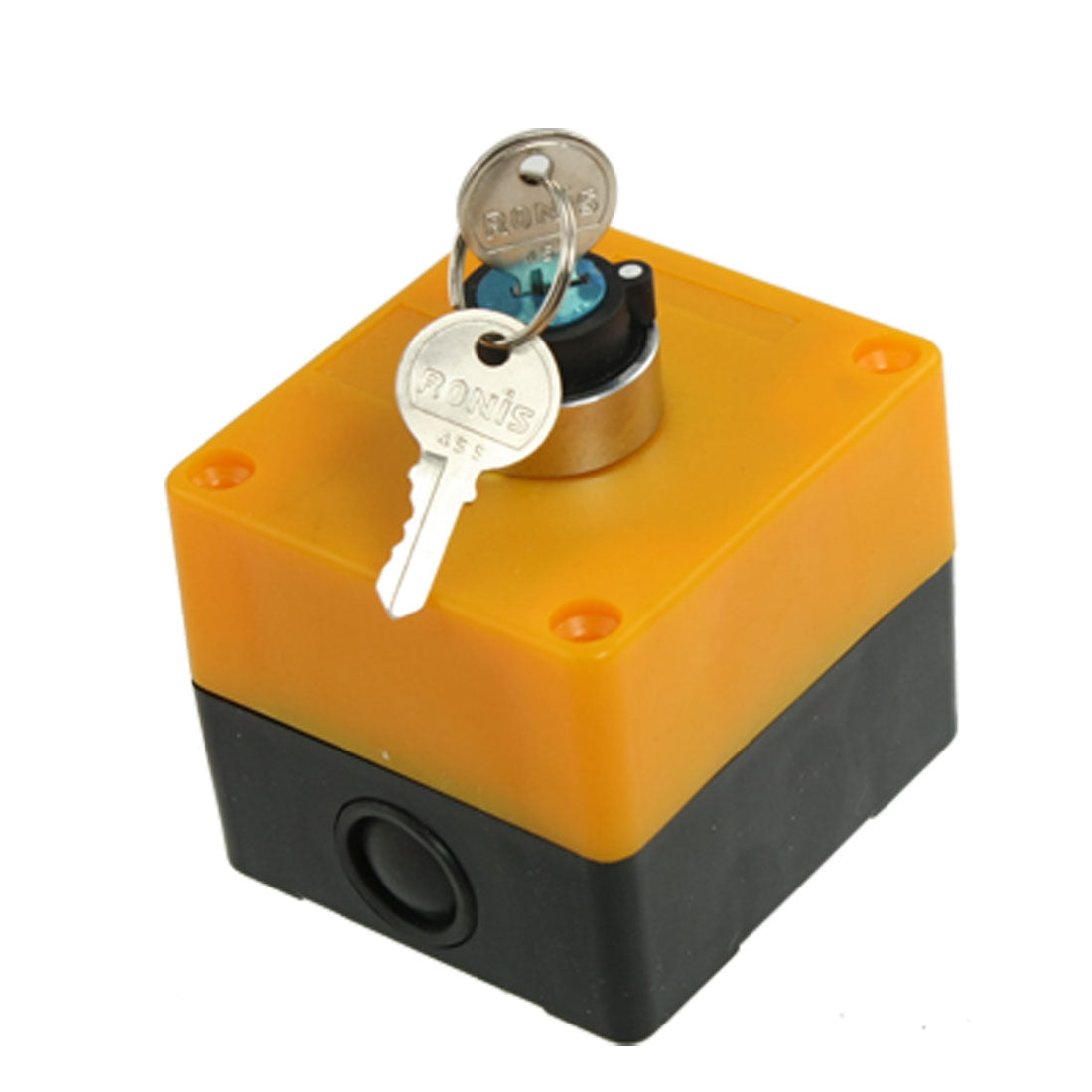 uxcell Uxcell AC 240V 3A 2 Positions NO Contact Key Lock Rotary Switch W Keys