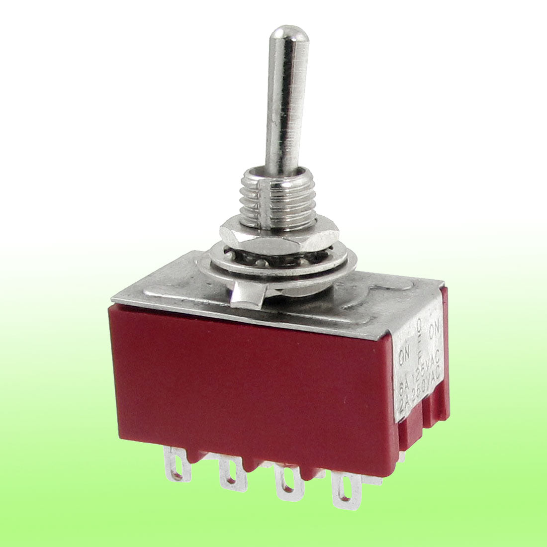 uxcell Uxcell AC 250V 2A 125V 6A ON/OFF/ON 3 Position 4PDT 12 Pins Toggle Switch