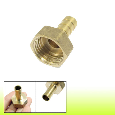 uxcell Uxcell 1/2 G Threaded 10mm Pneumatic Air Gas Hose Barbed Fitting Coupling