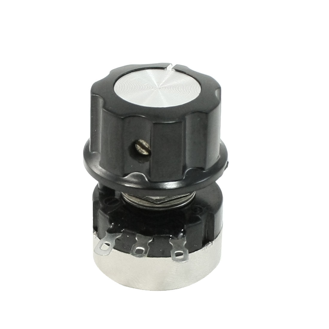 uxcell Uxcell RV24YN20S 5K ohm Single Turn Carbon Film Rotary Taper Potentiometer w Knob