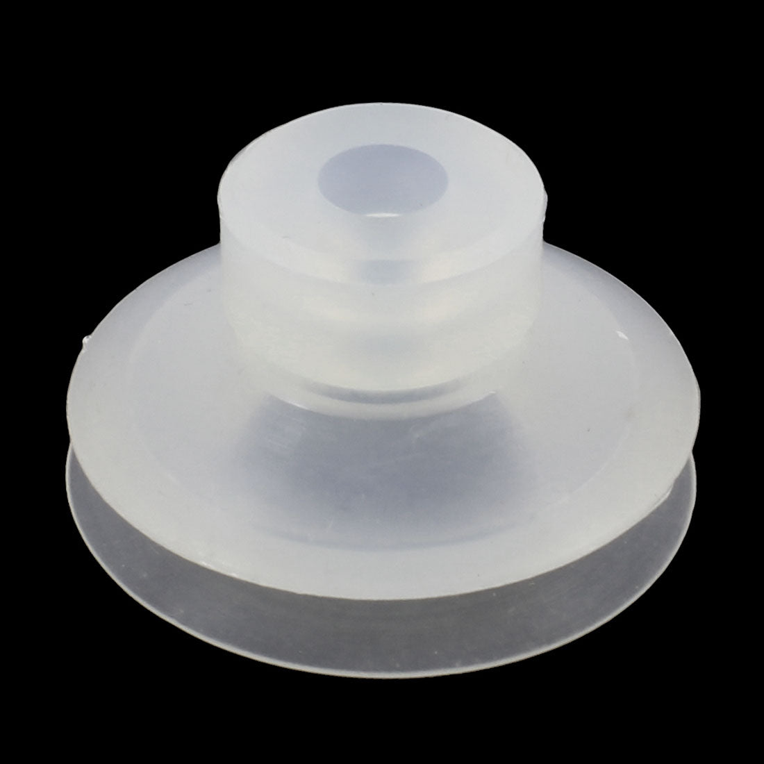 uxcell Uxcell Replacement Clear White Soft Silicone Miniature Vacuum Suction Cup 40mm x 23mm