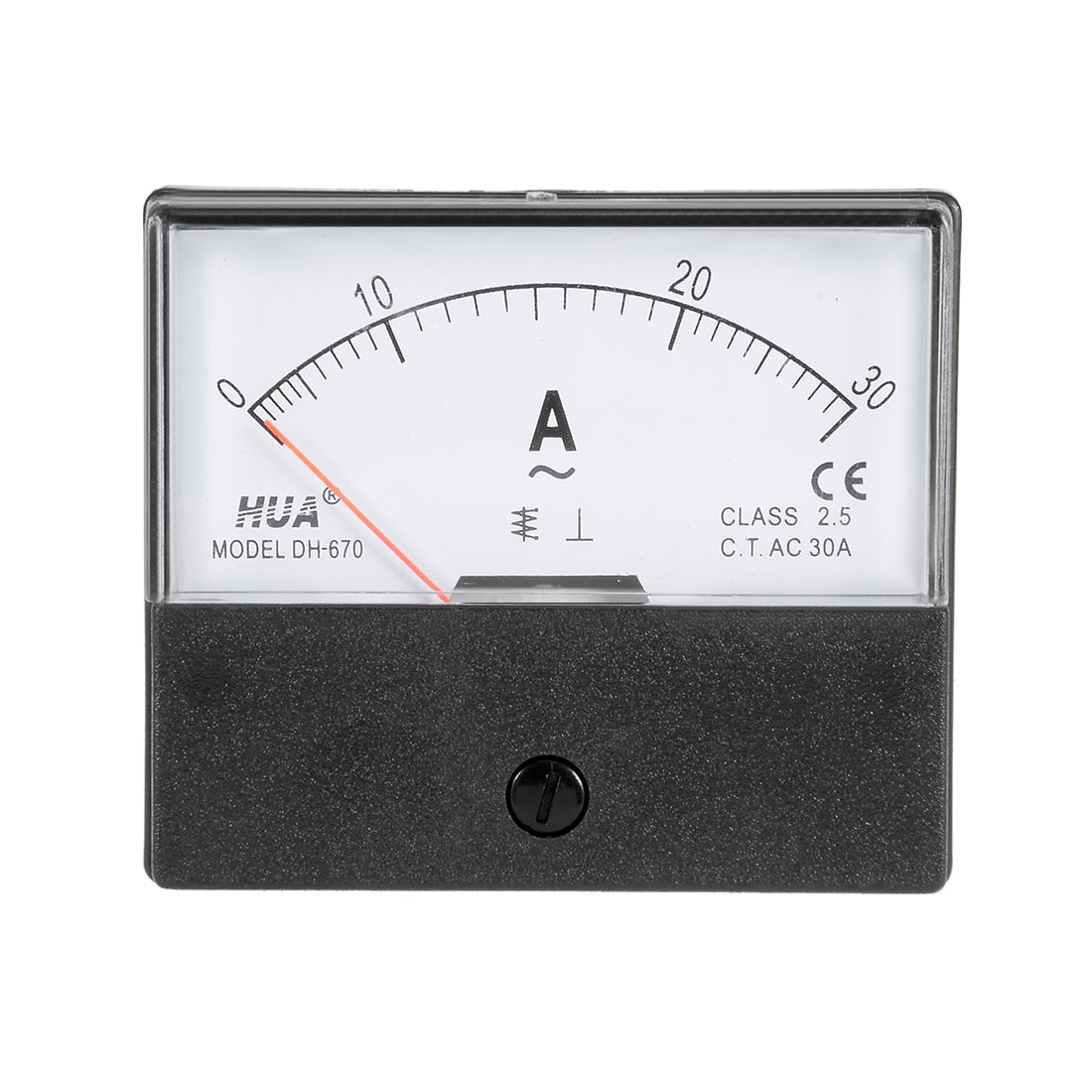 uxcell Uxcell AC 0-30A Analog Panel Ammeter Gauge Ampere Current Meter DH-670