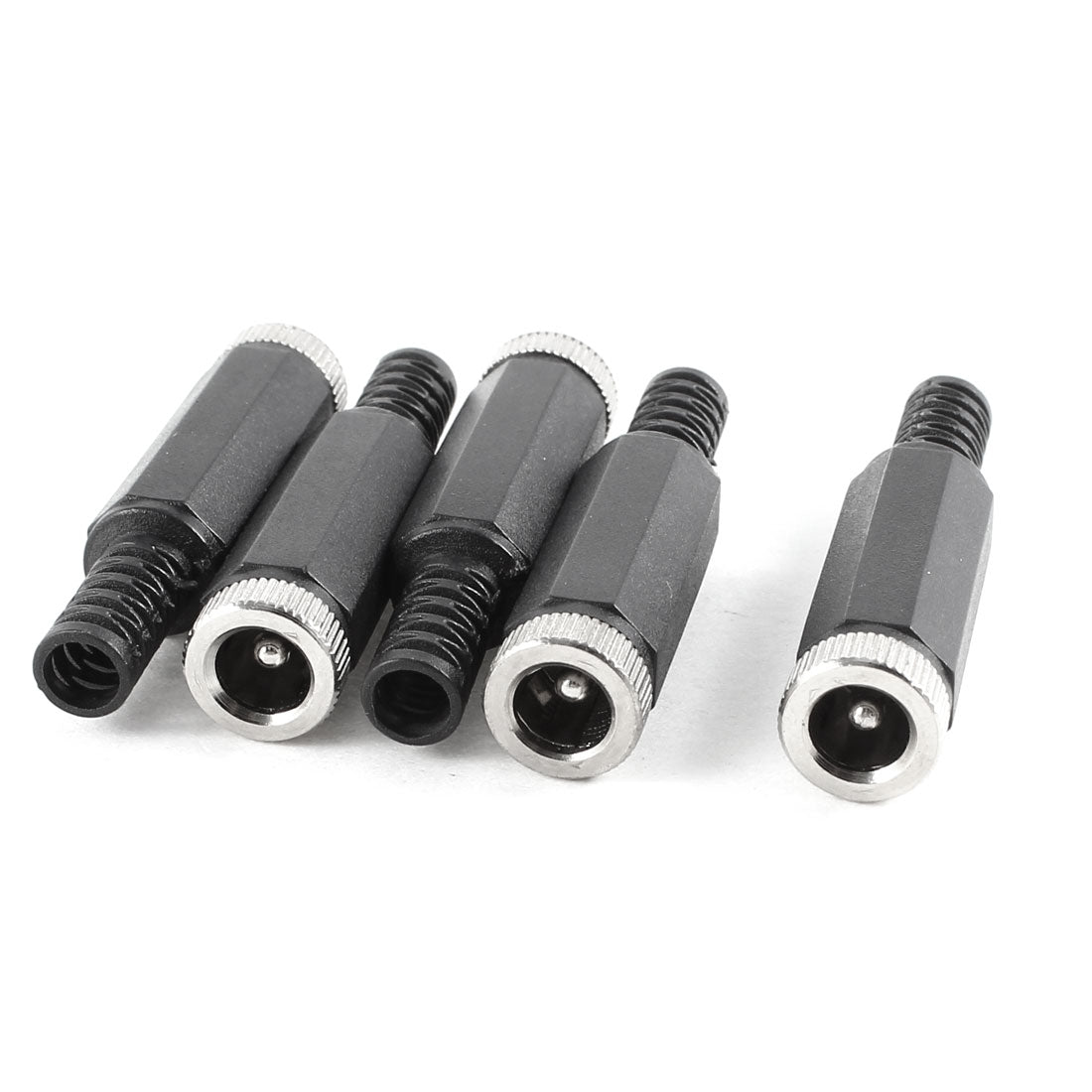 uxcell Uxcell 5 Pcs 2.5mm x 5.5mm Female DC Power Socket Jack Connector Adapter