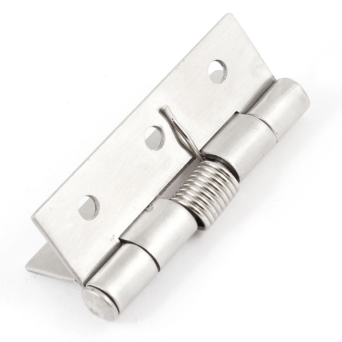 uxcell Uxcell Furniture Cabinet Metal Spring Door Hinges 2.4" Length Silver Tone