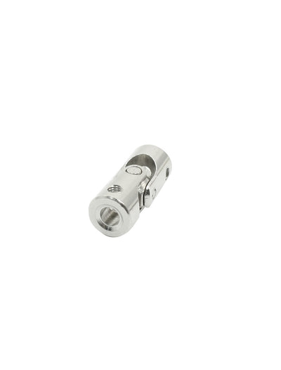 Harfington Uxcell RC Model Motor 4mm to 3.175mm Inner Dia Rotatable Silver Tone Metal Universal Joint Connector