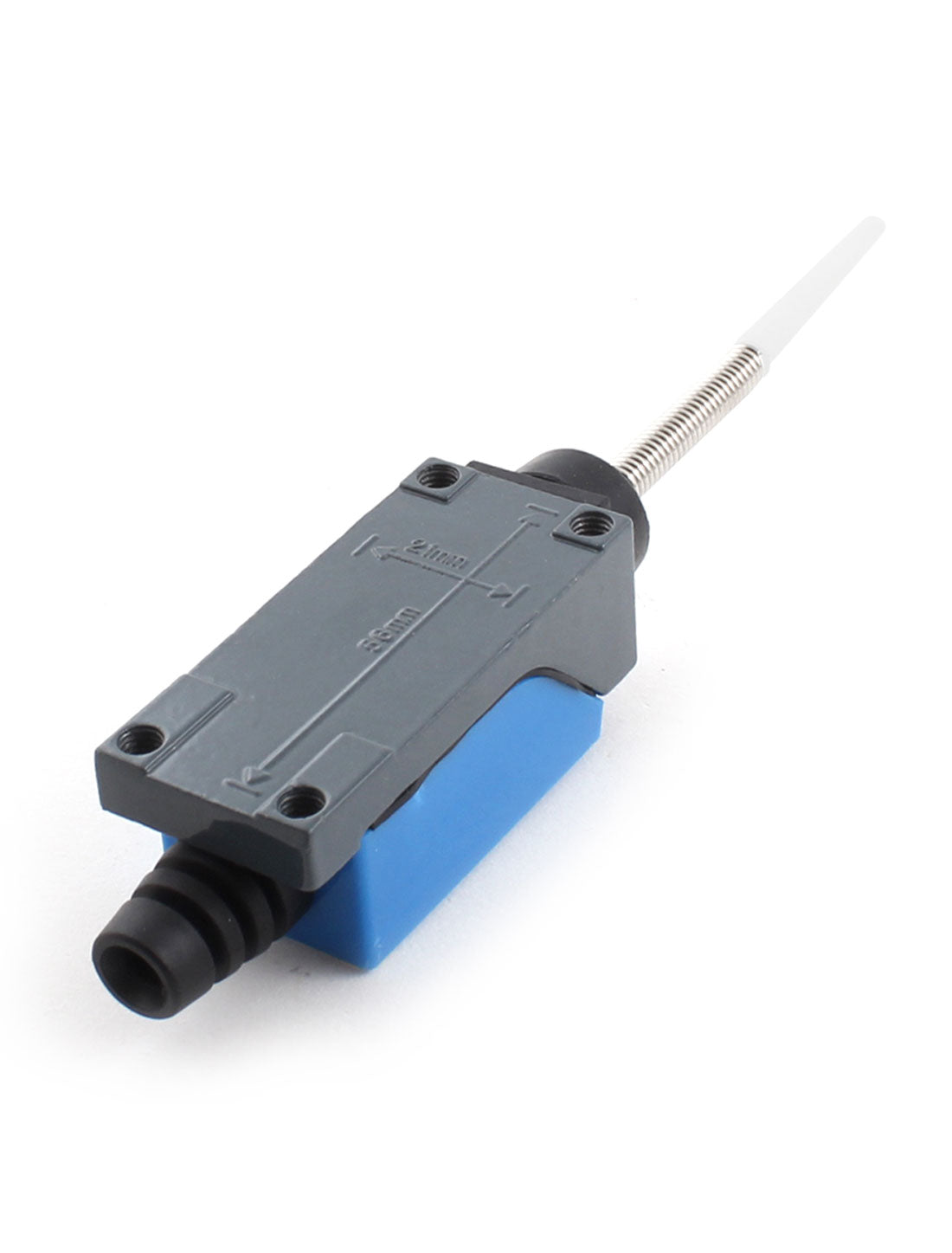 uxcell Uxcell ME8166 AC250V/5A DC115V/0.4A DPST 1NO 1NC Flexible Spring Wobble Stick Arm Type Momentary Limit Switch for CNC Mill