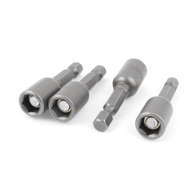 uxcell Uxcell 5 Stück 48mm Länge 8mm Sechskant Magnetmutter Einsatzteil Bit Adapter