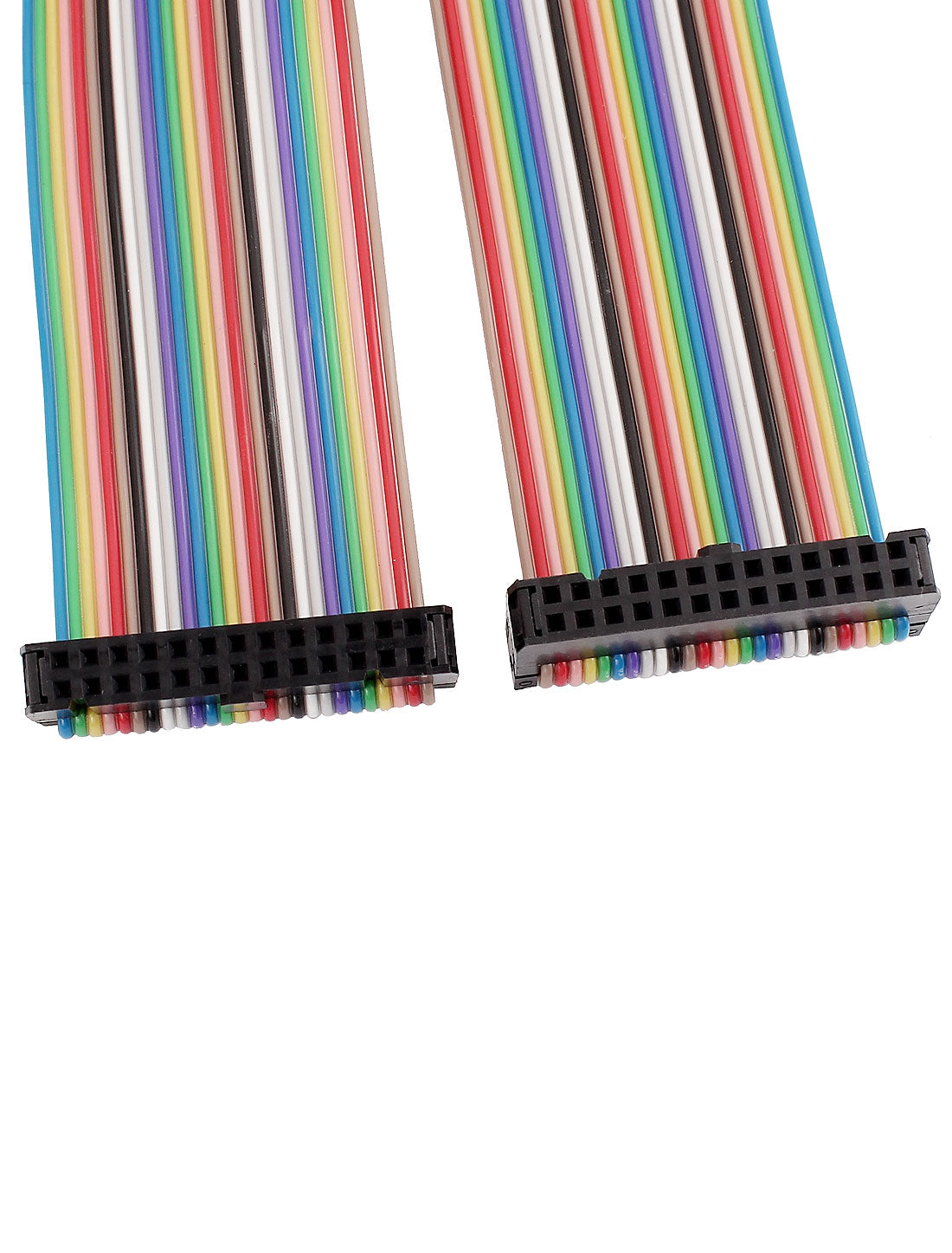 uxcell Uxcell 2.54mm Pitch 26 Pin 26 Way F/F Rainbow IDC Flat Ribbon Cable Connector 118cm