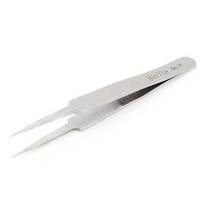 uxcell Uxcell Watchmakers Jewelers Stainless Steel Anti Static Needle Tip Straight Tweezer Plier