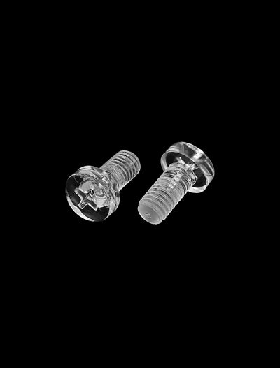 Harfington Uxcell M6 x 12mm 1mm Pitch Phillips Pan Head Machine Screw Bolt Clear 50 Pcs