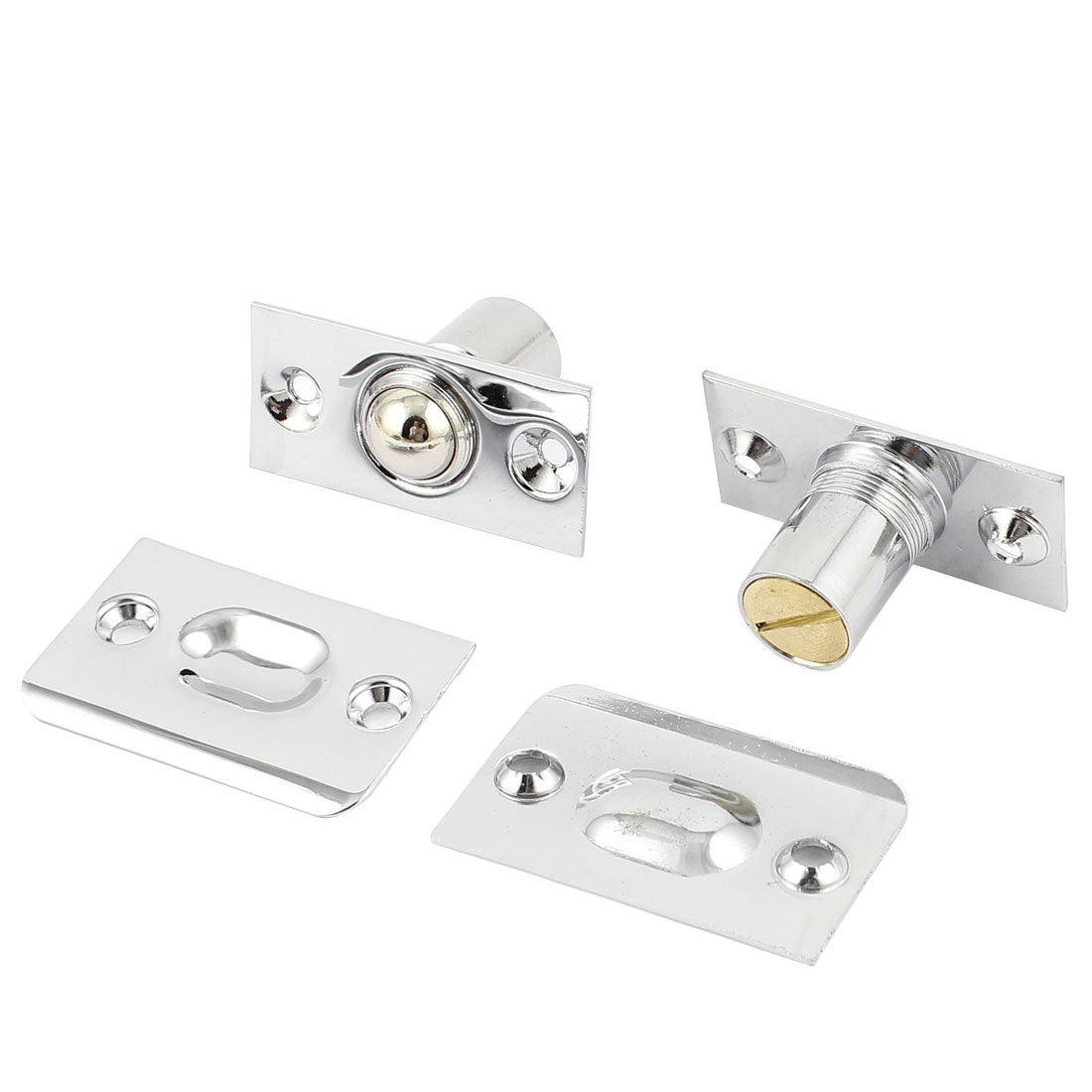 uxcell Uxcell Furniture Door Cabinet Closet Tubular Metal Ball Catch Latch Catcher 2pcs