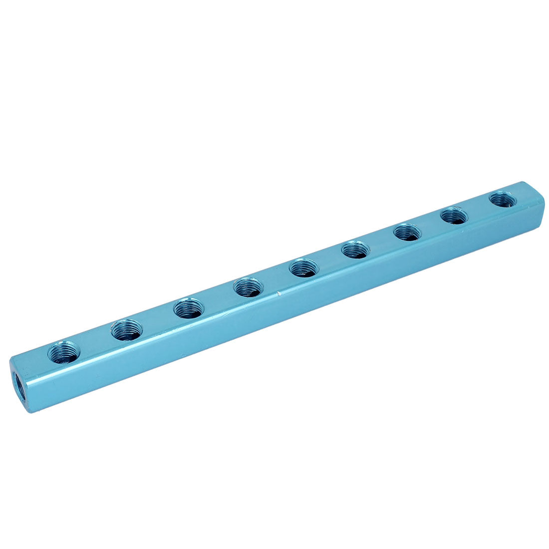 uxcell Uxcell 1/4BSP 9 Weg 12 Ports Luft Pneumatik Rohr Inline Aluminium Vielfältig Block Splitter de