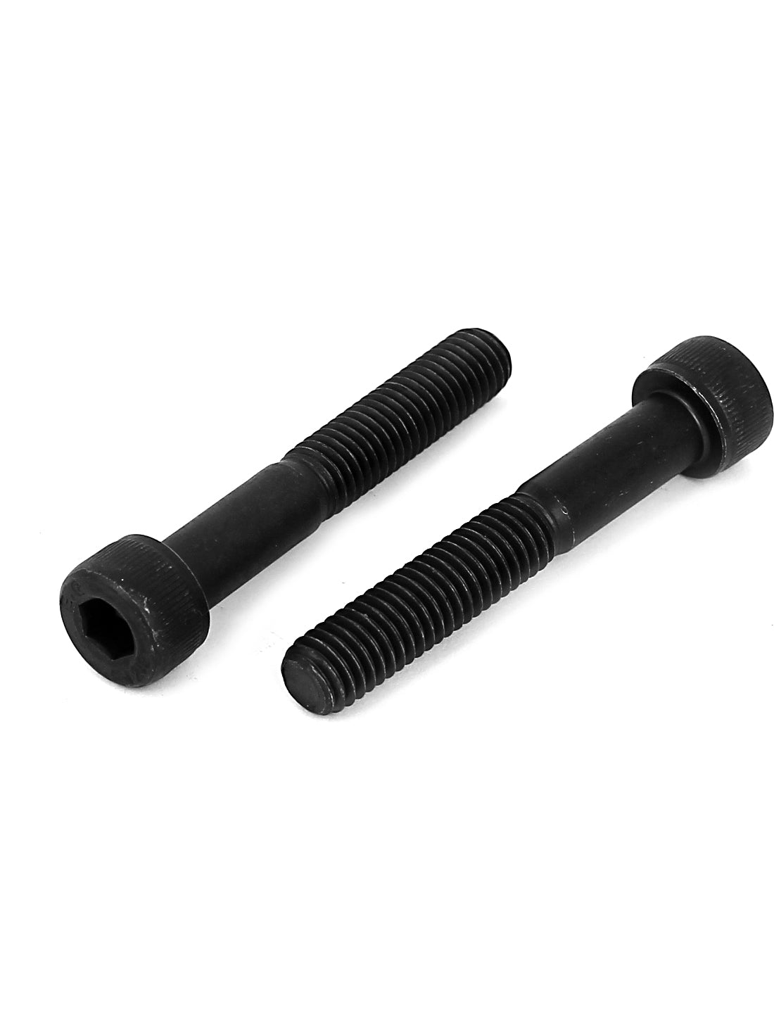 uxcell Uxcell M8x50mm 12.9 Alloy Steel Hex Bolt Socket Head Cap Machine Screws Black 50Pcs