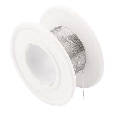 Harfington Uxcell Nichrome 80 0.1mm 38 Gauge AWG 40M Roll 143.9Ohms/m Heater Wire