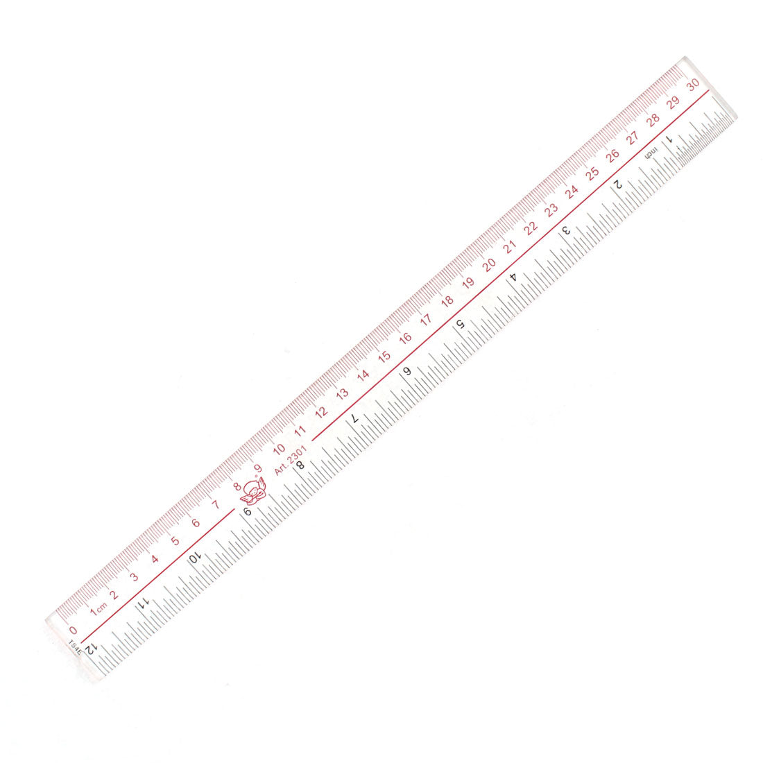 uxcell Uxcell Studying Drawing Straight Ruler Measuring Tool 30cm Range Clear