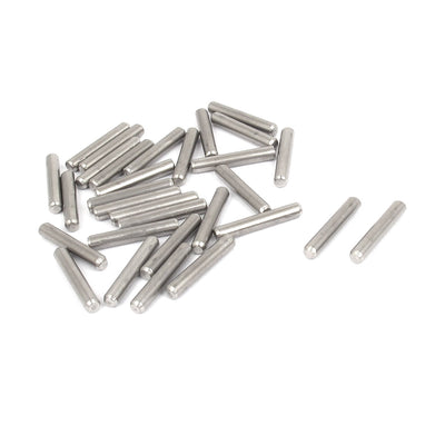 uxcell Uxcell 3mmx18mm 304 Stainless Steel Parallel Dowel Pins Fastener Elements 30pcs