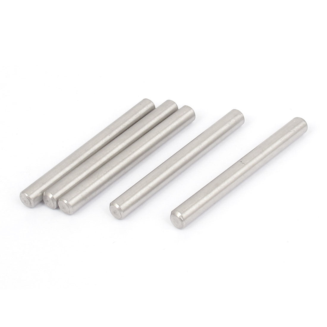 uxcell Uxcell 5mmx50mm 304 Stainless Steel Parallel Dowel Pins Fastener Elements 5pcs