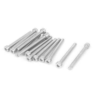 uxcell Uxcell 14pcs M4x40mm Stainless Steel Hex Socket Head Cap Bolt Screws Hardware 44mm Long