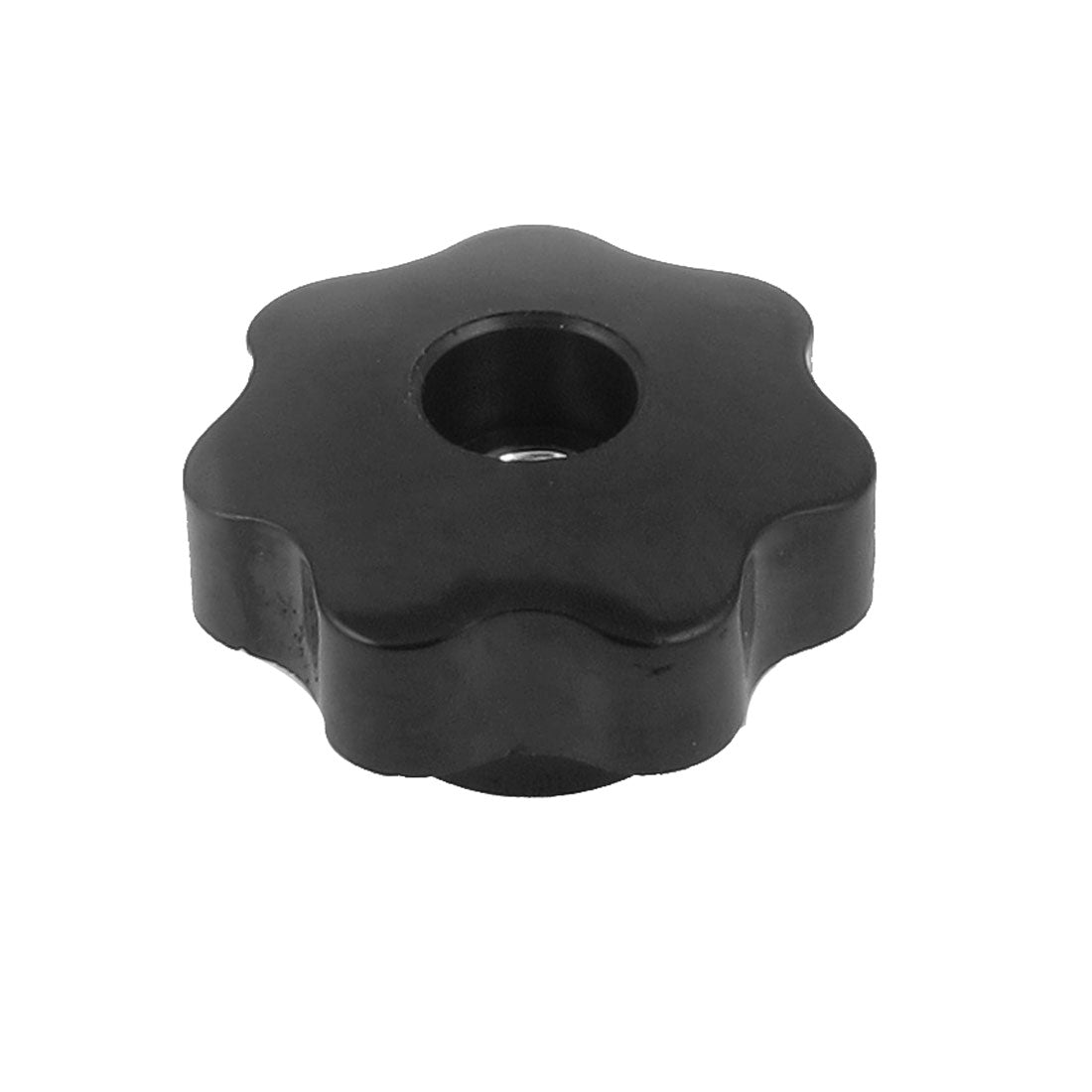 uxcell Uxcell M8 Female Thread Screw On Plastic Clamping Star Knob Black