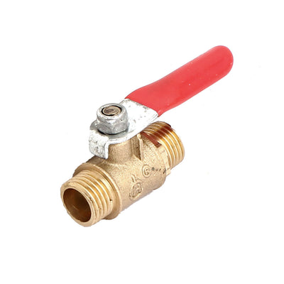 uxcell Uxcell 1/4"NPT Außengewinde Drehgriff Wasser Öl Gas Fluss Abschaltung Regelkugelhahn de