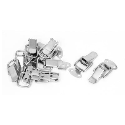 uxcell Uxcell Drawer Toolbox Metal Spring Loaded Toggle Draw Latch Catch Hasp 10pcs