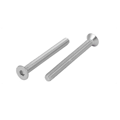 Harfington Uxcell M3x30mm Stainless Steel Hex Socket Flat Head Countersunk Bolts Screw 25pcs