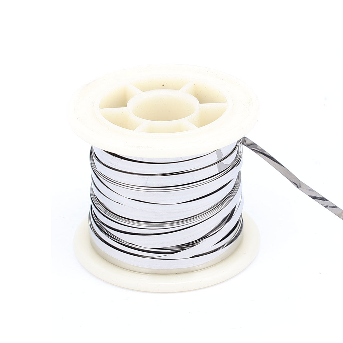 uxcell Uxcell 7.5M 24.6Ft 0.2x3mm Nichrome Flat Heater Wire for Heating Elements