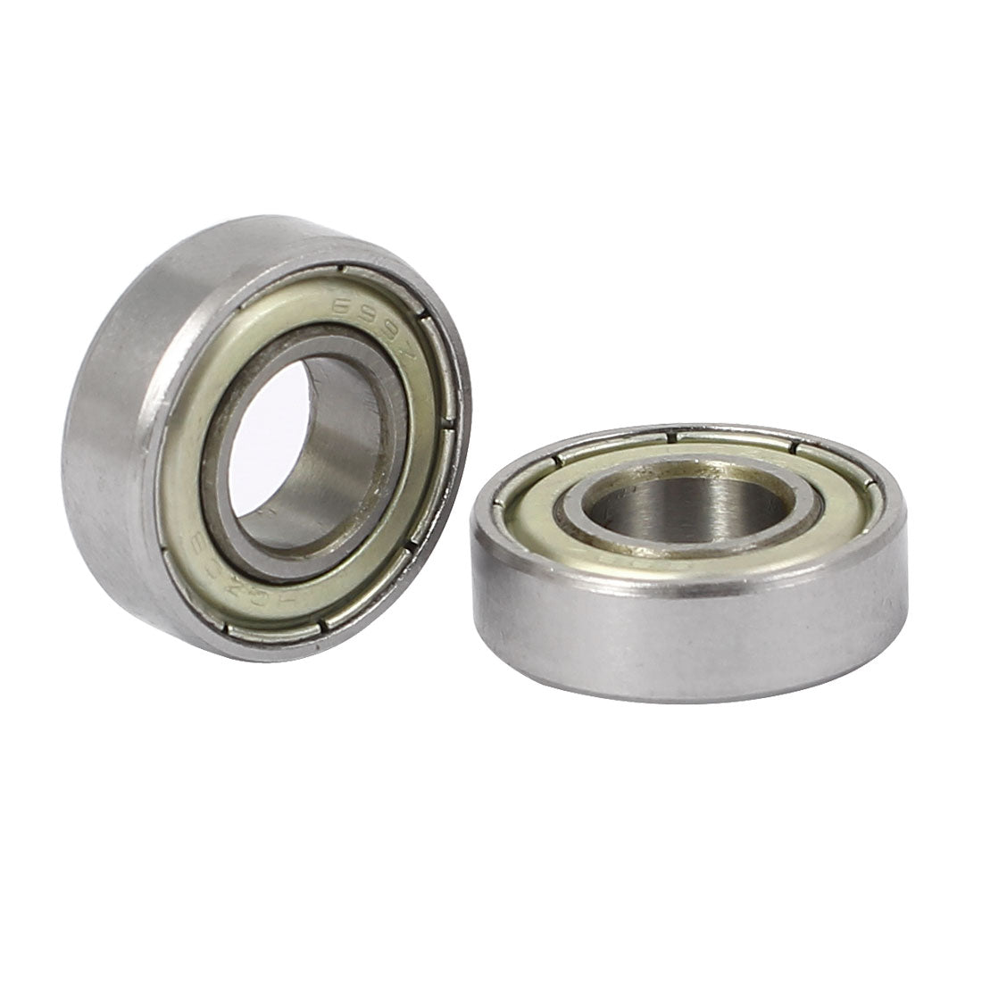 uxcell Uxcell 699Z Stainless Steel Single Shielded Deep Groove Ball Bearing 20mm Dia 4pcs