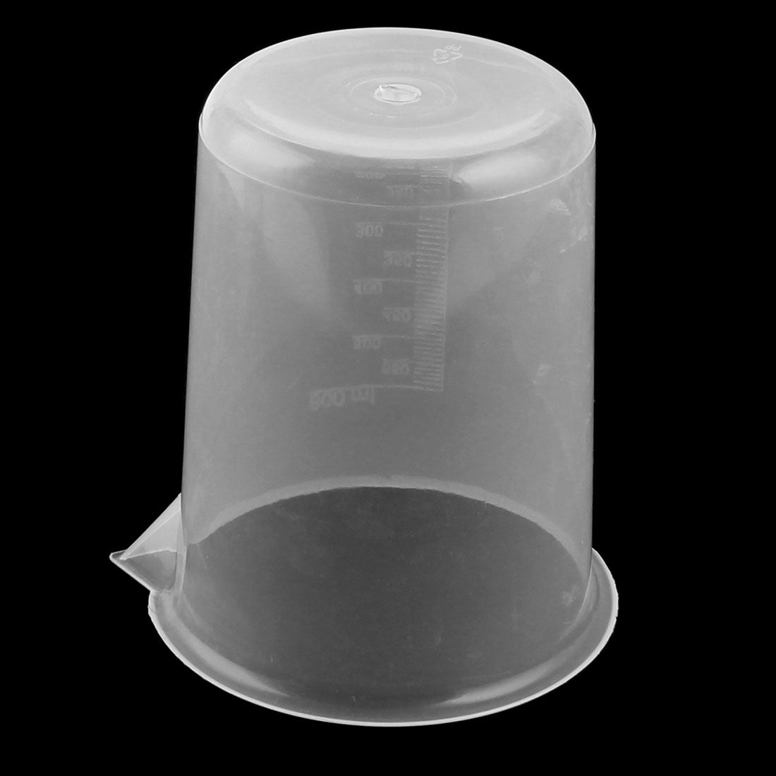 uxcell Uxcell Lab Kitchen Plastic Marking Measure Tool Measuring Cup Container Clear 600ml