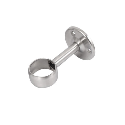 Harfington Uxcell 32mm Dia Screw Fixing Wardrobe Rail End Center Socket Support Bracket