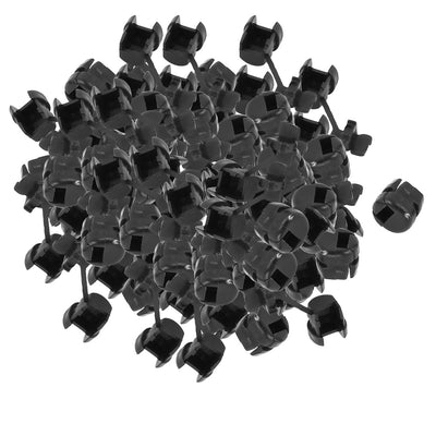 Harfington Uxcell 100Pcs HDB-2P-4 Flat Cable Wire Strain Relief Bush Grommet 10.5mm Length