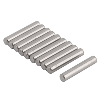 uxcell Uxcell Round Solid Straight Retaining 304 Stainless Steel Dowel Pins Rod Fasten Elements 3mm x 16mm 10 Pcs