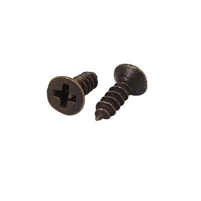 Harfington Uxcell Phillips Countersunk Flat Head Self Tapping Screw M2.5x8mm 100pcs