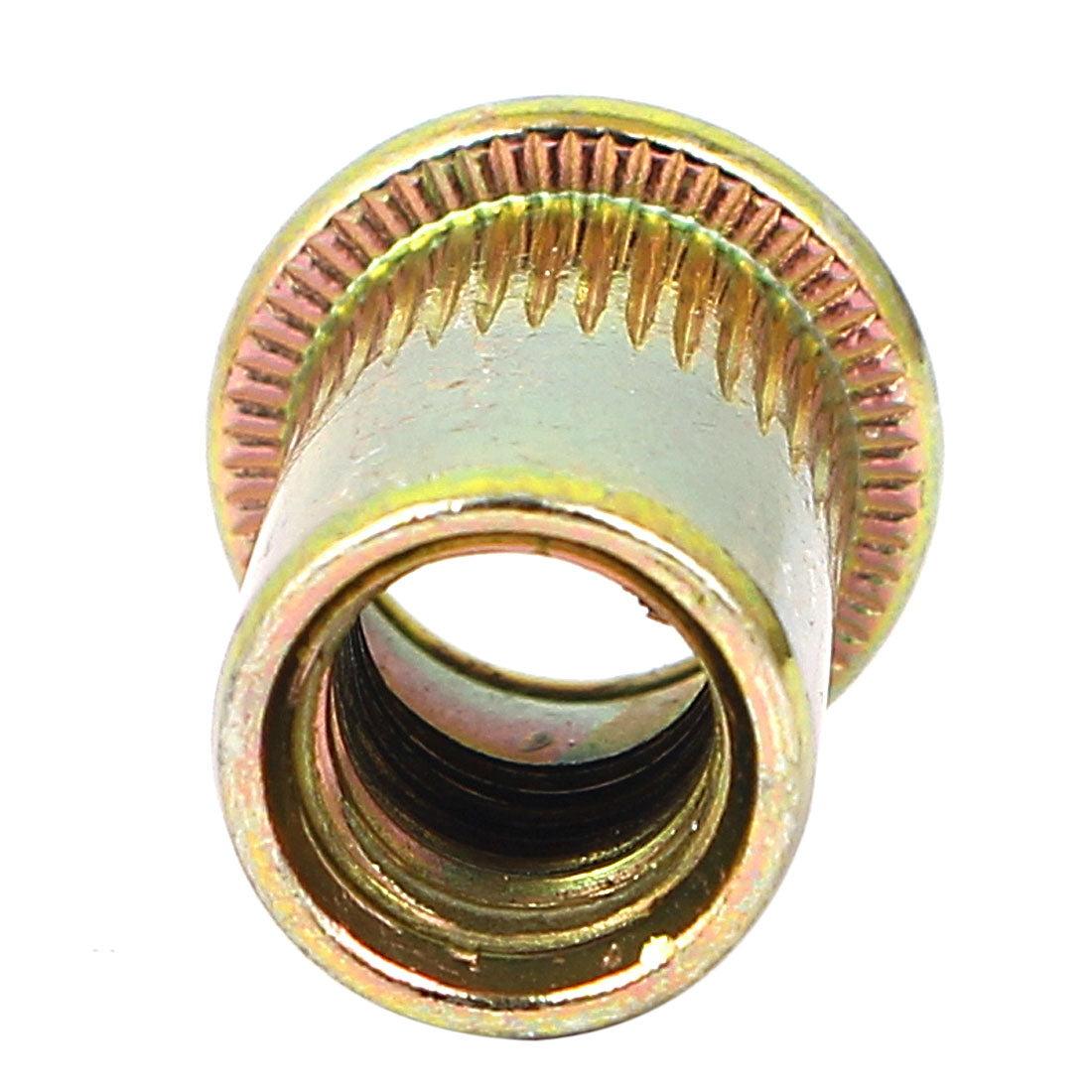 uxcell Uxcell 5/16"-18  Flat Head Rivet Nut Insert  Gold Tone 20pcs