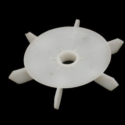 Harfington Uxcell Spare Part 20mm Inner Diameter 6 Vanes Impeller Plastic Motor Fan Vane Wheel