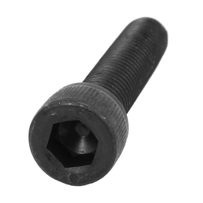 Harfington Uxcell 60mm Length M10 x 50mm Fully Thread Hex Socket Head Cap Screws Bolts Black 5 Pcs