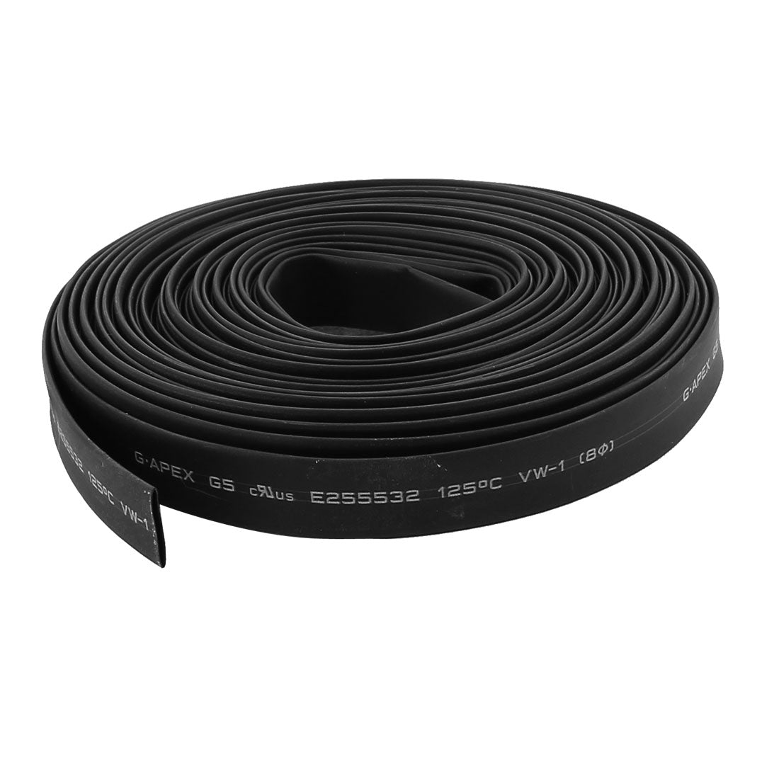 uxcell Uxcell 32.8ft x 8mm Diameter 2:1 Shrinkage Ratio PE Insulated Heat Shrink Tubing Black