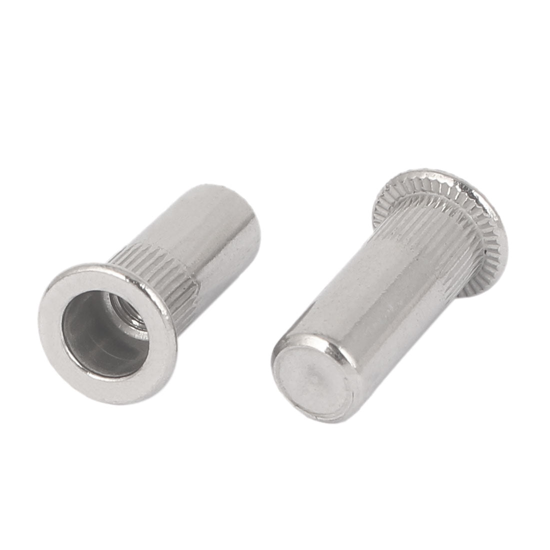 uxcell Uxcell M5x18.5mm 304 Stainless Steel Straight Knurled Closed End Rivet Nut Fastener 20pcs