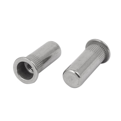 Harfington Uxcell M10 x 34mm 304 Stainless Steel Closed End Blind Rivet Nut Insert Nutsert 5PCS