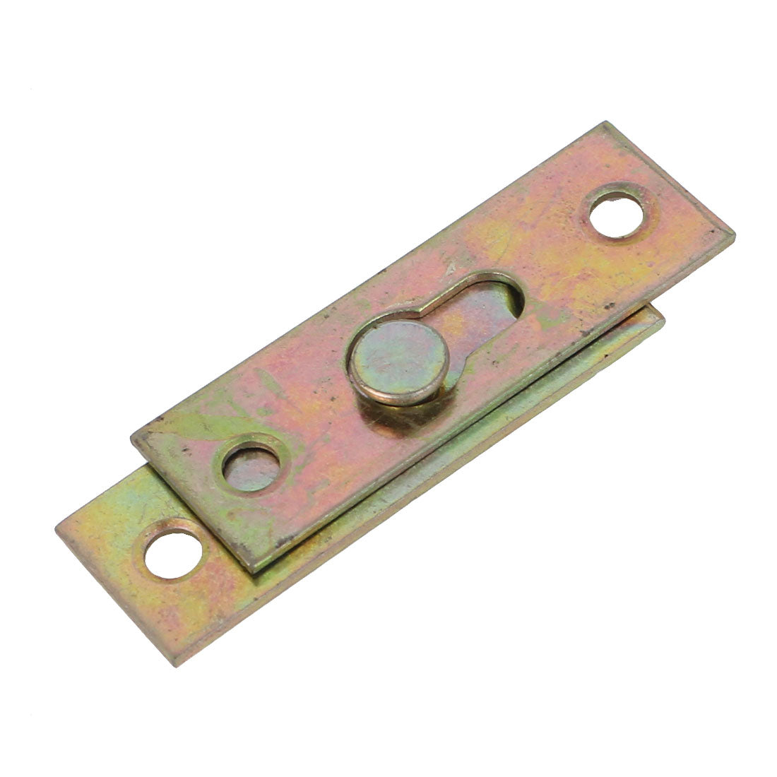 uxcell Uxcell Furniture Bed Rail Hook Plate Bracket Connector Brass Tone 2pcs